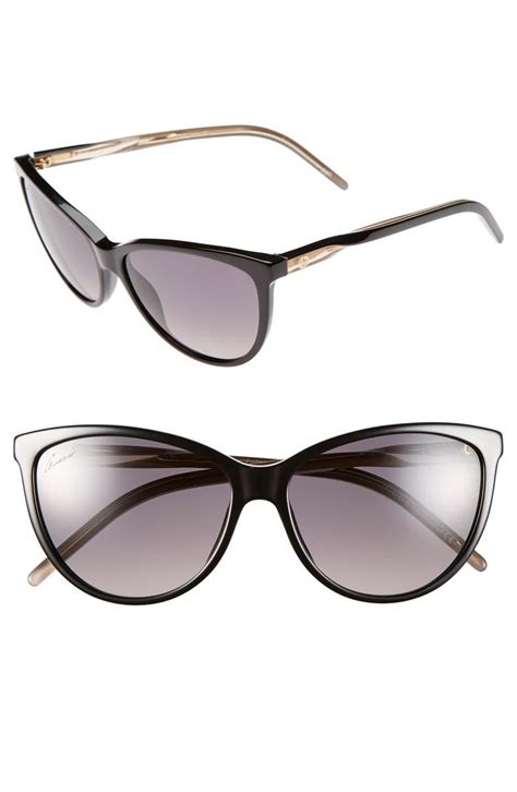 gucci havana sunglasses cat eye|58mm cat eye sunglasses gucci.